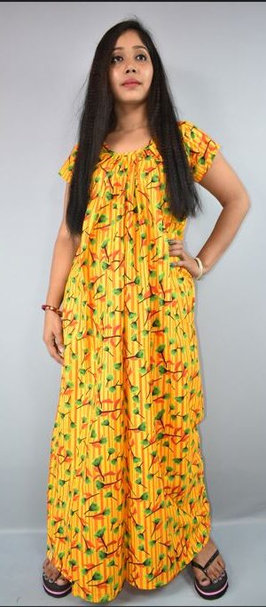 BDROX Cotton Maxi Nighty