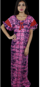 BDROX Cotton Maxi Nighty with Round Neck in Pink Colour_Meesho#vBwH6sjl_Amazon#BDROX50CNH_SBB-FLIPKART#BDROX50CNH_SBB