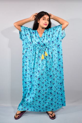 BDROX Blue Kaftan Nighty_ImghwKr4_Shopsy#BFGNBLF0000000617