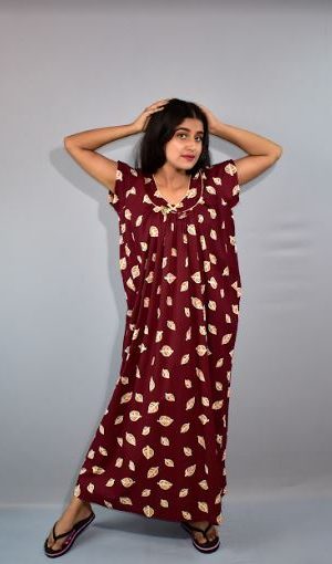 BDROX Maroon Maxi Nightymeesho_BFCNMF00000000126