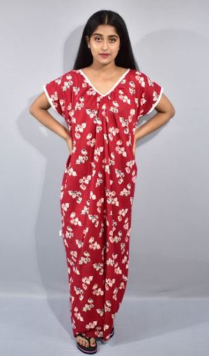 BDROX Red Maxi nighty