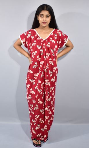 BDROX Red Maxi nighty