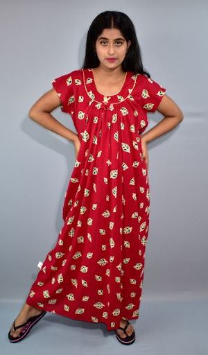 BDROX Red Maxi Nighty