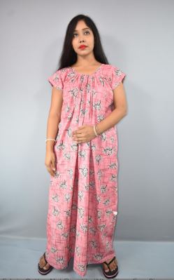 BDROX Dull Cotton Maxi Nighty