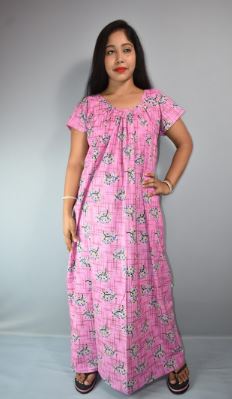 BDROX Dull Cotton Maxi Nighty