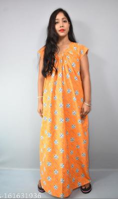 BDROX Dull Cotton Maxi Nighty MEESHO#BFCNPF00000000698 NEW LISTING MEESHO#BFCNYF00000000701_BFCNPF00000000762