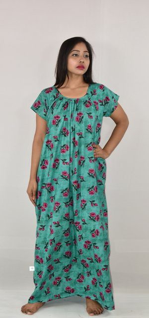 Sea Green Maxi Nighty