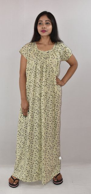 White & Black Maxi Nighty