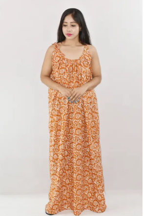 Yellow Ribbon Maxi Nighty