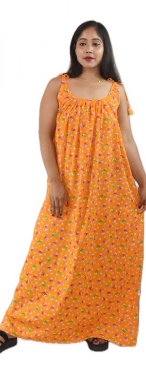Yellow Ribbon Maxi Nighty