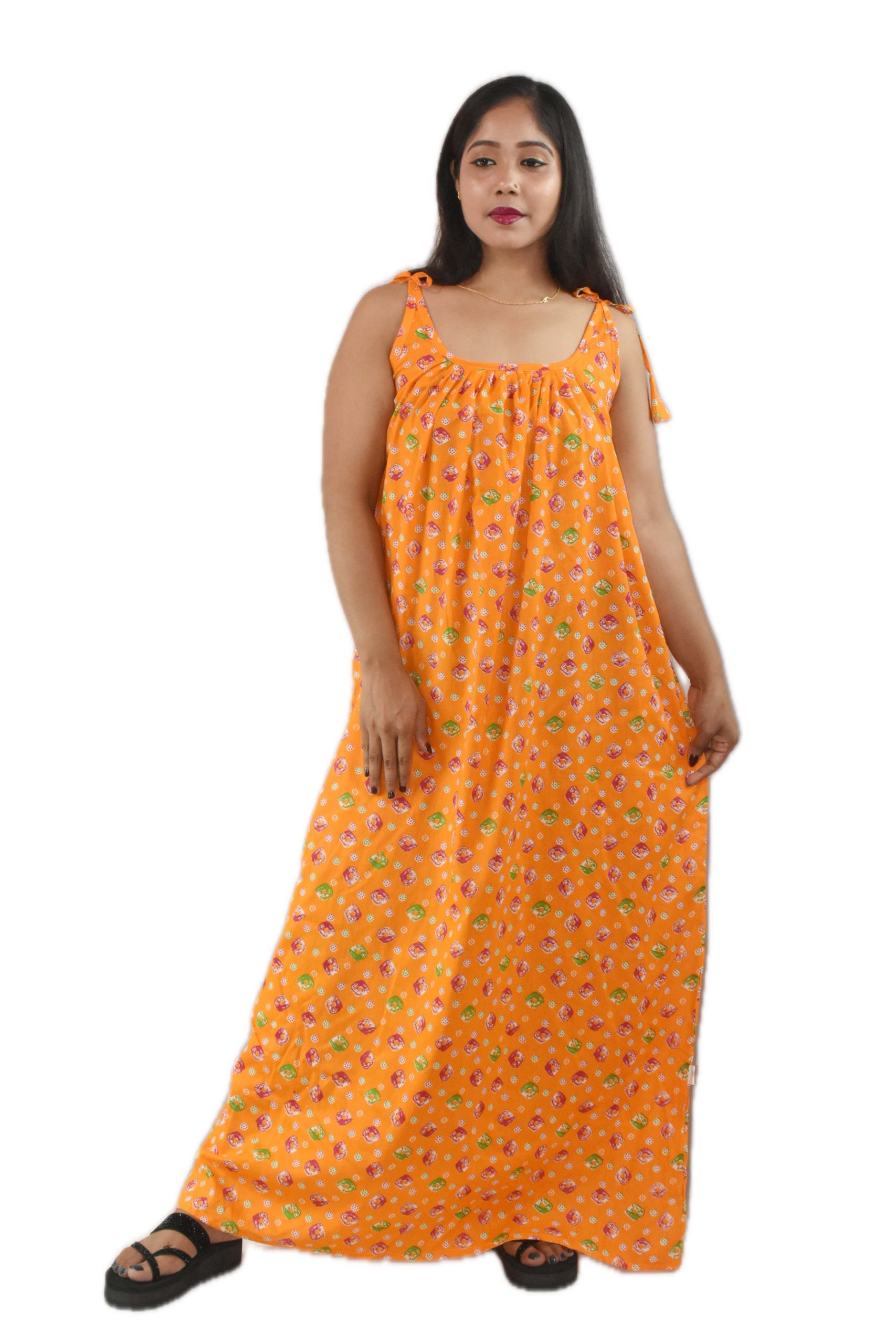 Yellow Ribbon Maxi Nighty
