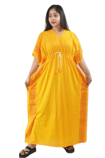 Yellow kaftan
